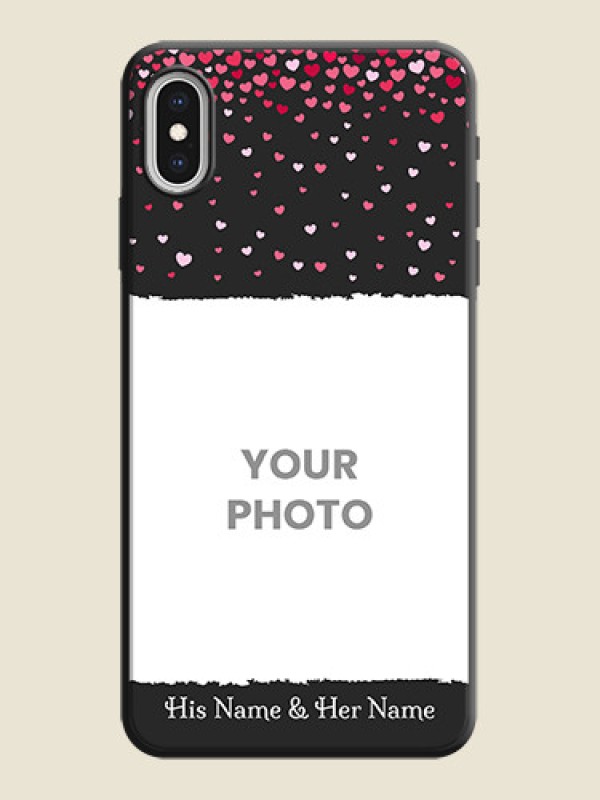 Custom Fall in Love with Your Partner  - Photo on Space Black Soft Matte Phone Cover - iPhone XS Max - alternate view