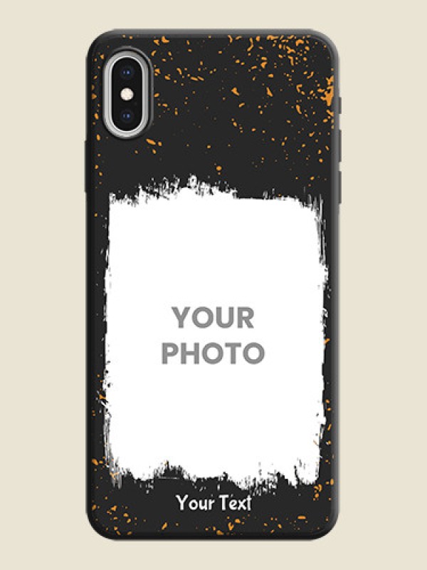 Custom Spray Free Design - Photo on Space Black Soft Matte Phone Cover - iPhone XS Max - alternate view