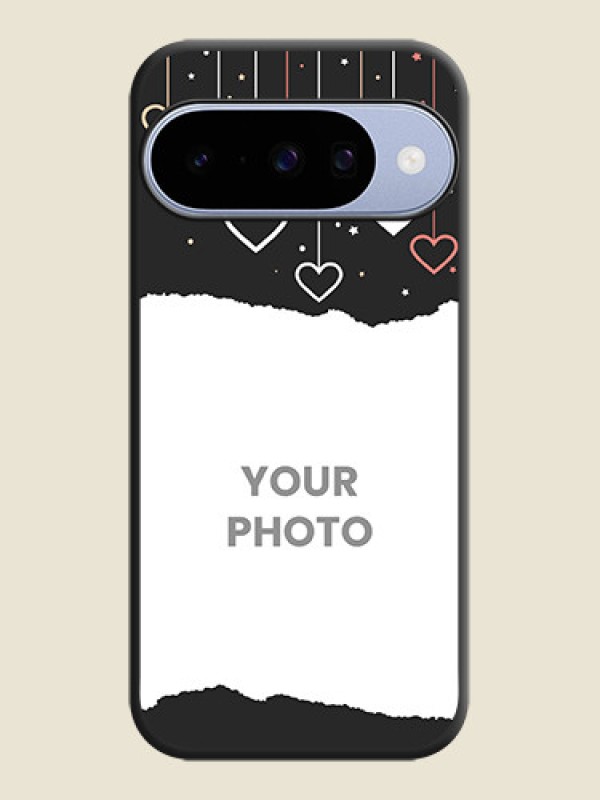 Custom Love Hangings with Splash Wave Picture On Space Black Custom Soft Matte Mobile Back Cover - Google Pixel 10 5G - alternate view