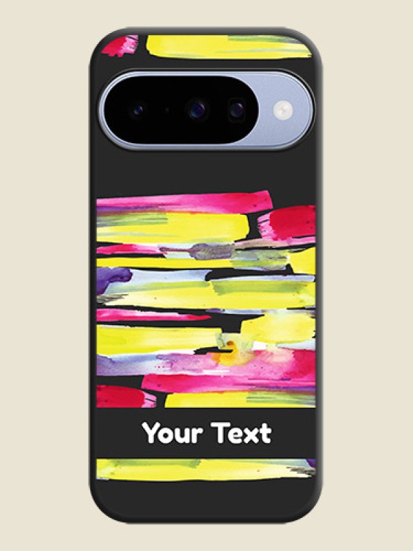 Custom Brush Coloured On Space Black Custom Soft Matte Mobile Back Cover - Google Pixel 10 5G - alternate view