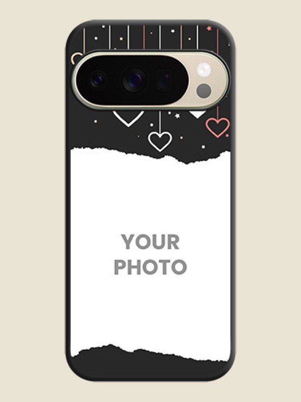 Custom Love Hangings with Splash Wave Picture On Space Black Custom Soft Matte Mobile Back Cover - Google Pixel 10 Pro 5G - alternate view