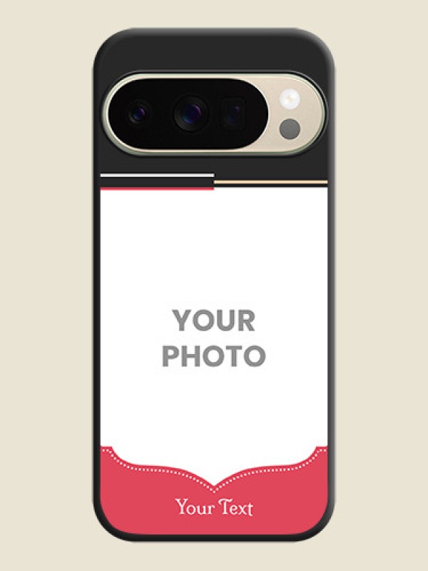 Custom Classic Plain Design with Name On Space Black Custom Soft Matte Mobile Back Cover - Google Pixel 10 Pro 5G - alternate view