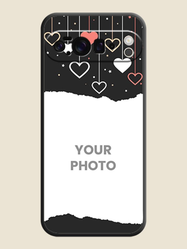 Custom Love Hangings with Splash Wave Picture On Space Black Custom Soft Matte Mobile Back Cover - Google Pixel 10 Pro XL 5G - alternate view
