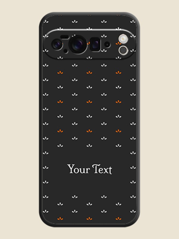 Custom Simple Pattern With Custom Text On Space Black Custom Soft Matte Mobile Back Cover - Google Pixel 10 Pro XL 5G - alternate view