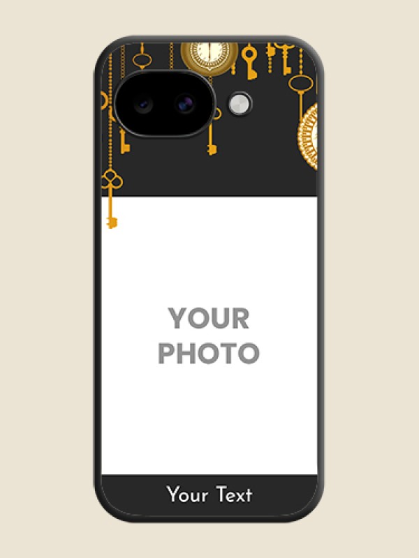 Custom Decorative Design with Text On Space Black Custom Soft Matte Mobile Back Cover - Google Pixel 10A 5G - alternate view