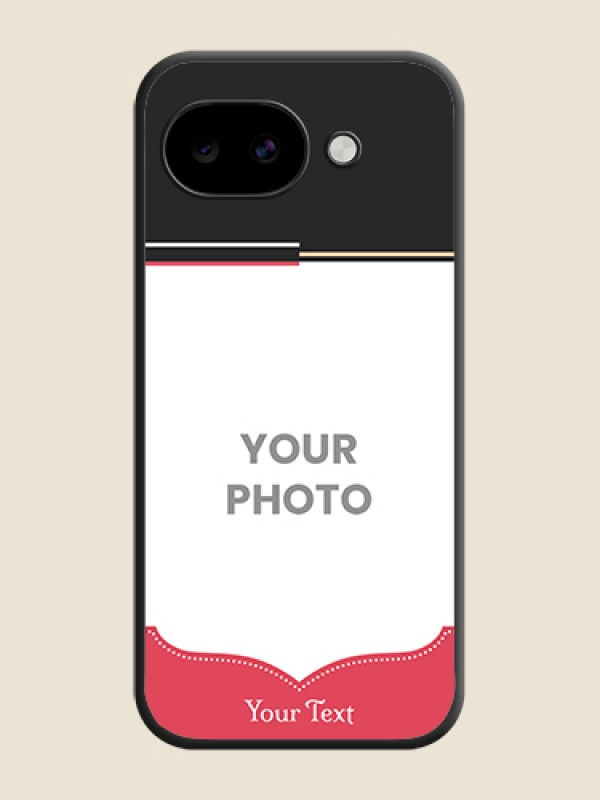 Custom Classic Plain Design with Name On Space Black Custom Soft Matte Mobile Back Cover - Google Pixel 10A 5G - alternate view