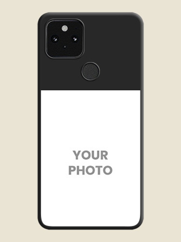 Custom Image Upload With Space Black Color On Custom Soft Matte Mobile Back Cover - Google Pixel 5 5G - alternate view