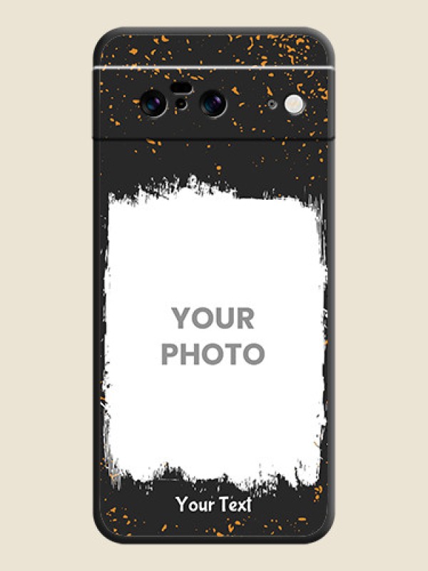 Custom Spray Free Design on Photo On Space Black Custom Soft Matte Mobile Back Cover - Pixel 8 5G - alternate view
