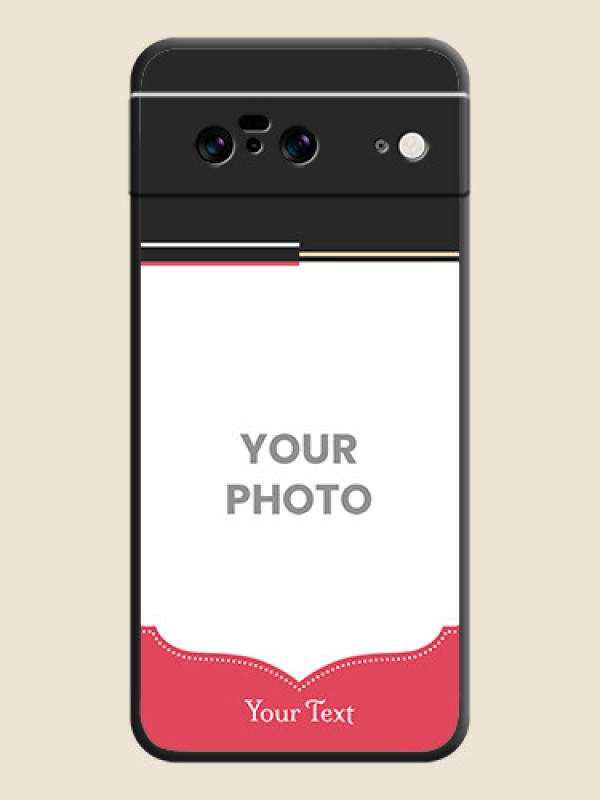 Custom Classic Plain Design with Name On Space Black Custom Soft Matte Mobile Back Cover - Pixel 8 5G - alternate view