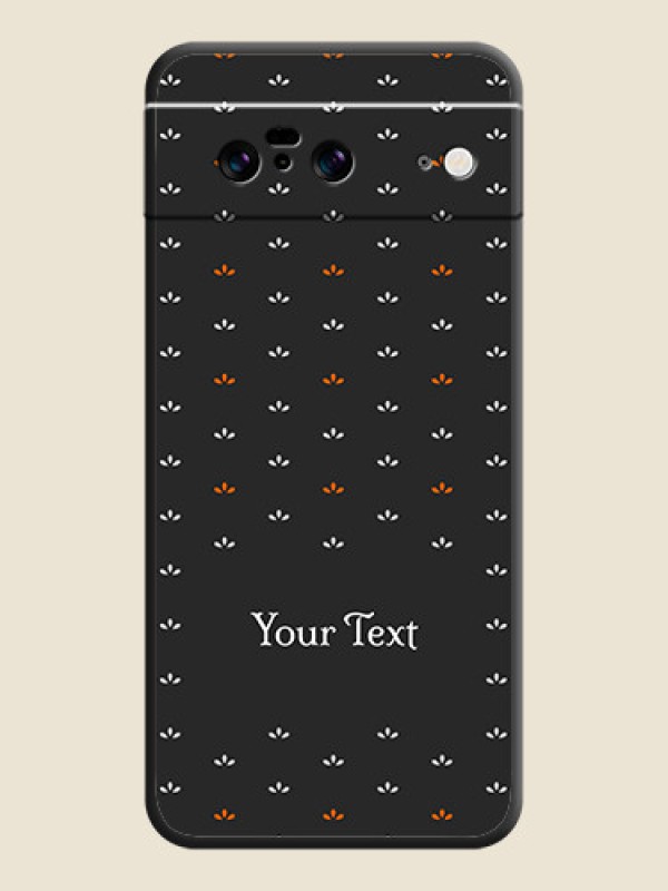 Custom Simple Pattern With Custom Text On Space Black Custom Soft Matte Mobile Back Cover - Pixel 8 5G - alternate view