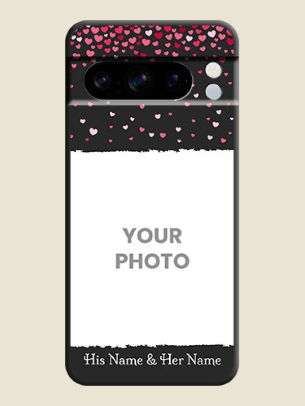 Custom Fall in Love with Your Partner on Photo On Space Black Custom Soft Matte Mobile Back Cover - Pixel 8 Pro 5G - alternate view