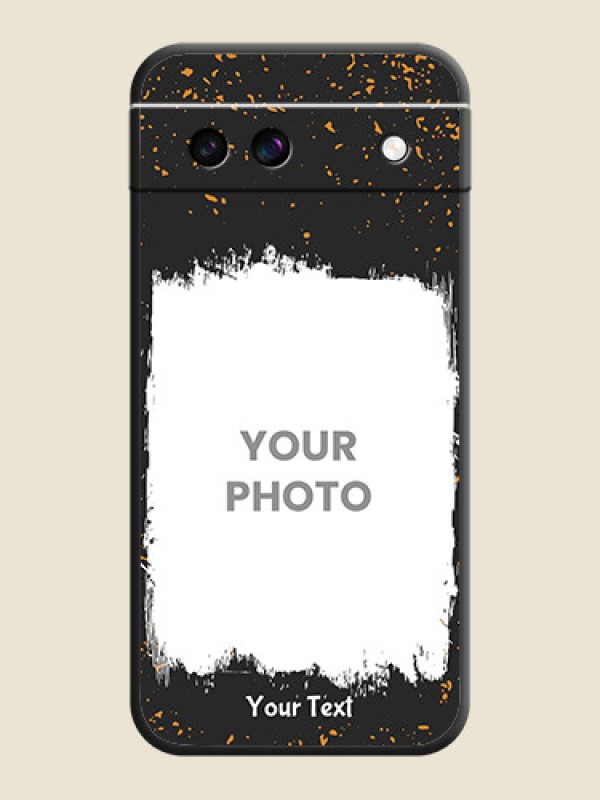 Custom Spray Free Design on Photo On Space Black Custom Soft Matte Mobile Back Cover - Google Pixel 8A 5G - alternate view