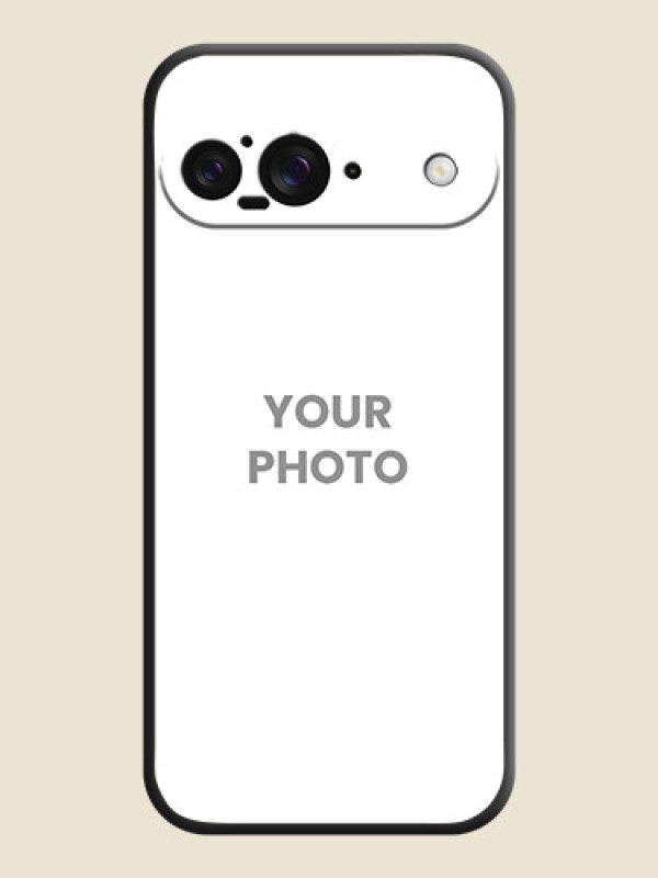 Custom Full Single Pic Upload On Space Black Custom Soft Matte Mobile Back Cover - Google Pixel 9 5G - alternate view