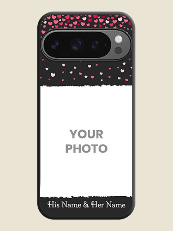 Custom Fall in Love with Your Partner on Photo On Space Black Custom Soft Matte Mobile Back Cover - Google Pixel 9 Pro 5G - alternate view