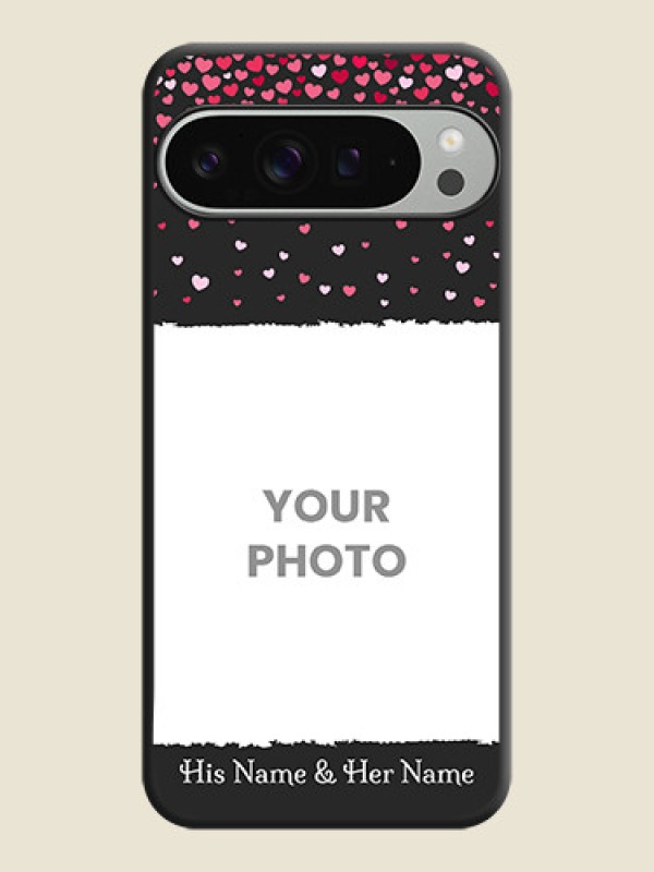 Custom Fall in Love with Your Partner on Photo On Space Black Custom Soft Matte Mobile Back Cover - Pixel 9 Pro Xl - alternate view