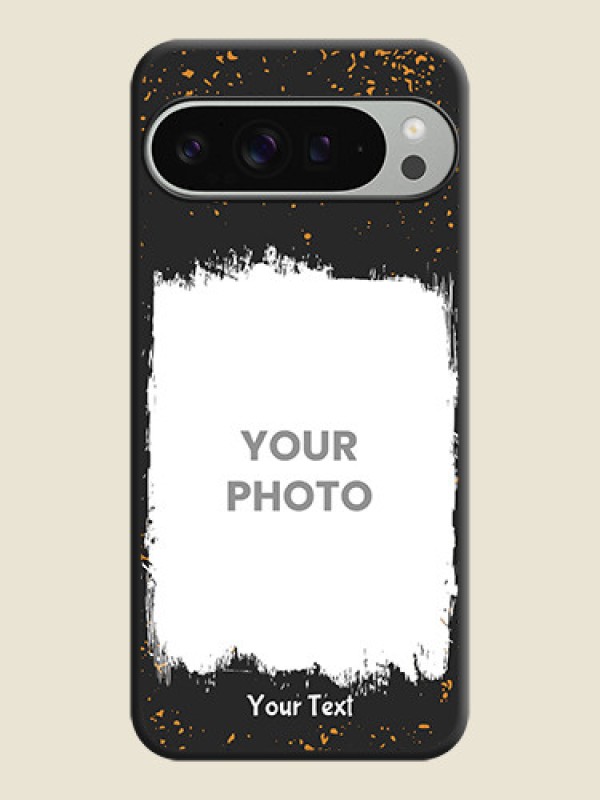 Custom Spray Free Design on Photo On Space Black Custom Soft Matte Mobile Back Cover - Pixel 9 Pro Xl - alternate view