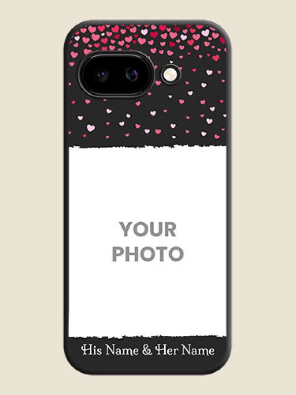 Custom Fall in Love with Your Partner on Photo On Space Black Custom Soft Matte Mobile Back Cover - Google Pixel 9A 5G - alternate view