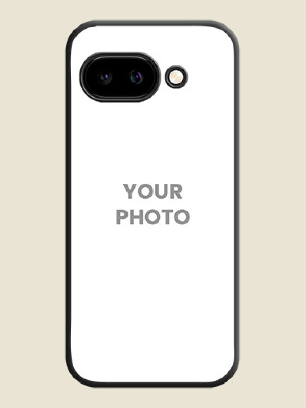 Custom Full Single Pic Upload On Space Black Custom Soft Matte Mobile Back Cover - Google Pixel 9A 5G - alternate view