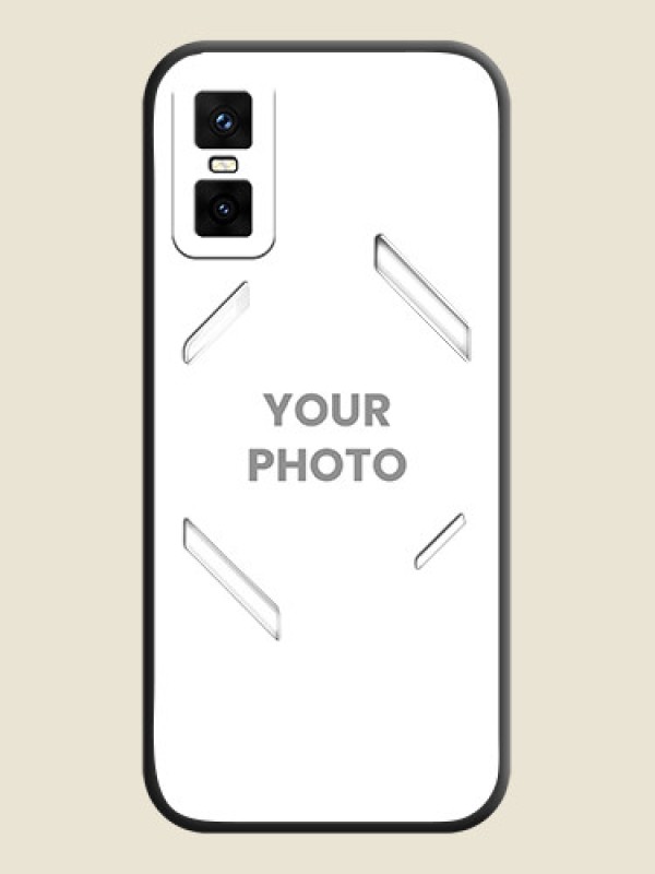 Custom Full Single Pic Upload On Space Black Custom Soft Matte Mobile Back Cover - Infinix GT 30 Pro 5G - alternate view