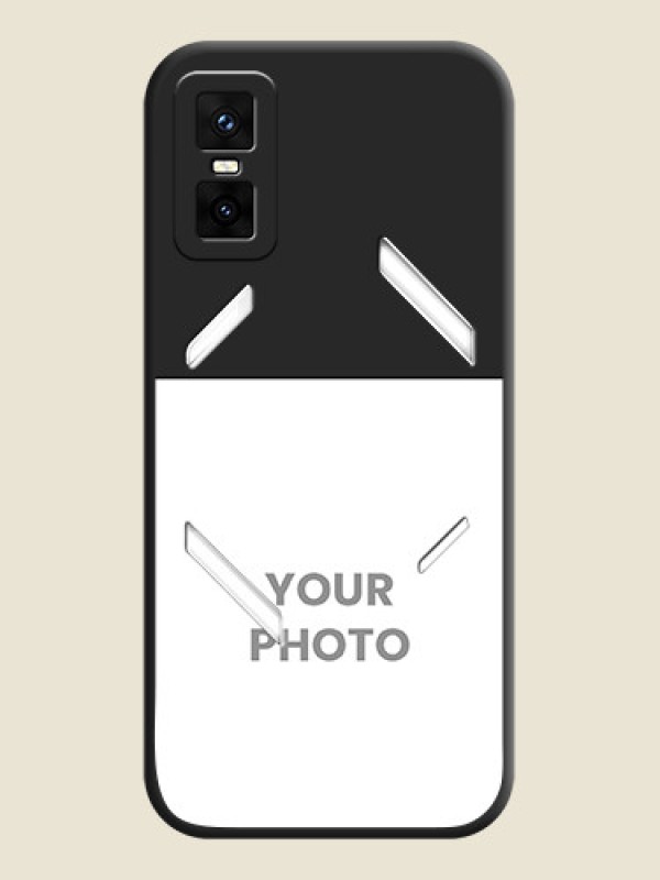 Custom Image Upload With Space Black Color On Custom Soft Matte Mobile Back Cover - Infinix Gt 30 Pro 5G - alternate view