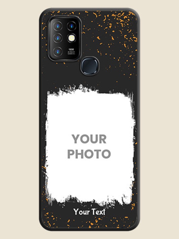 Custom Spray Free Design on Photo on Space Black Soft Matte Phone Cover - Infinix Hot 10 - alternate view