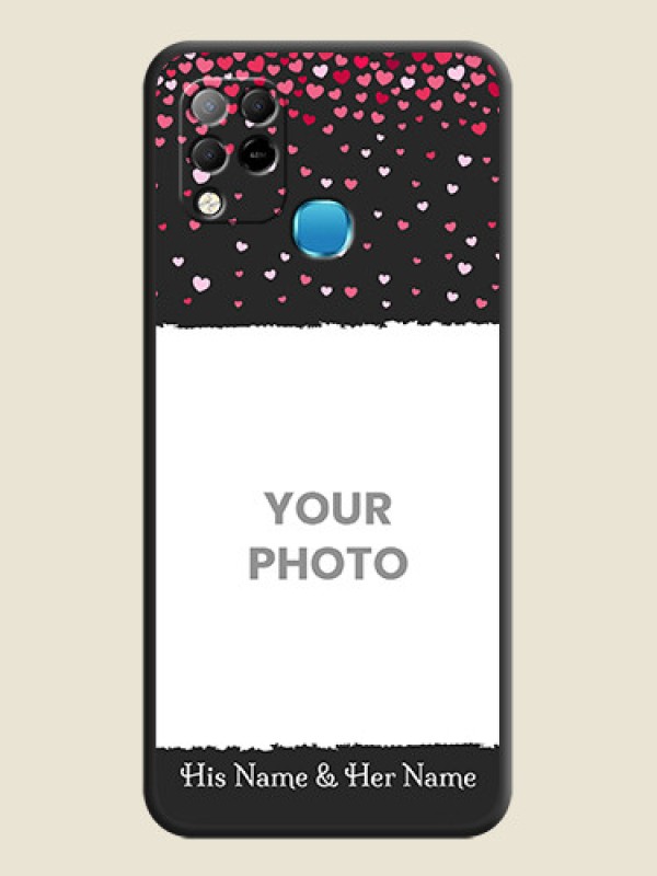 Custom Fall in Love with Your Partner  on Photo on Space Black Soft Matte Phone Cover - Infinix Hot 10s - alternate view