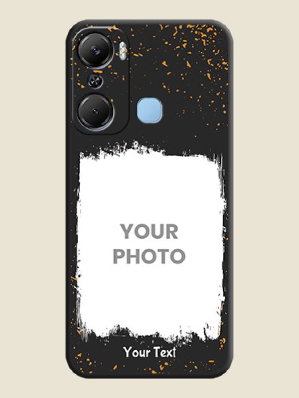 Custom Spray Free Design - Photo on Space Black Soft Matte Phone Cover - Infinix Hot 12 Pro - alternate view