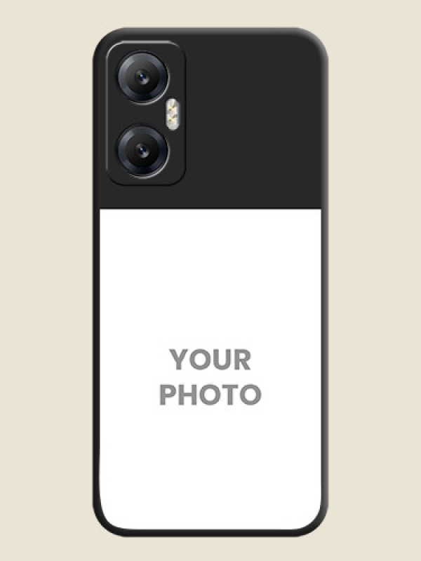 Custom Image Upload With Space Black Color On Custom Soft Matte Mobile Back Cover - Infinix Hot 20 5G - alternate view