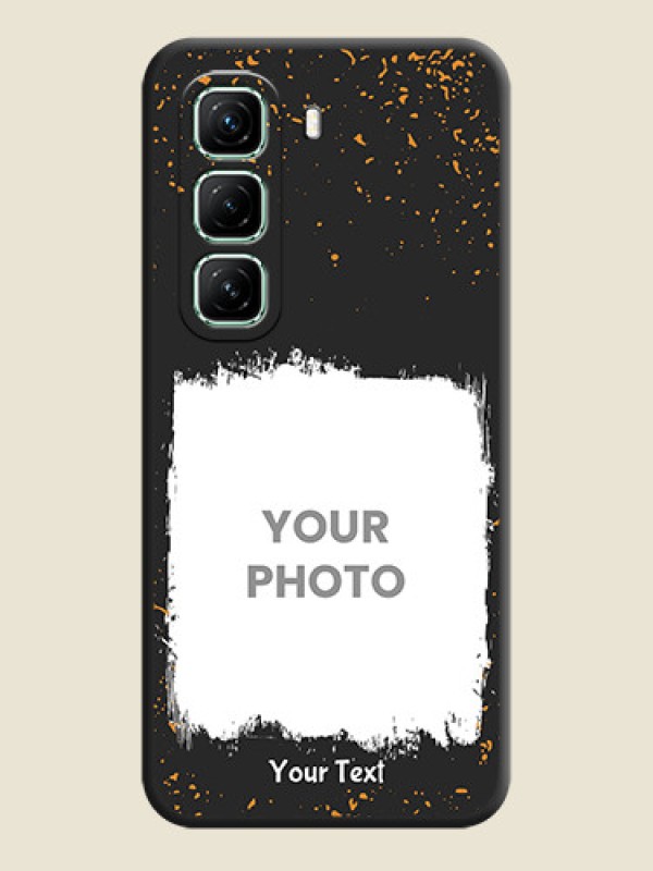 Custom Spray Free Design on Photo On Space Black Custom Soft Matte Mobile Back Cover - Infinix Hot 50 5G - alternate view