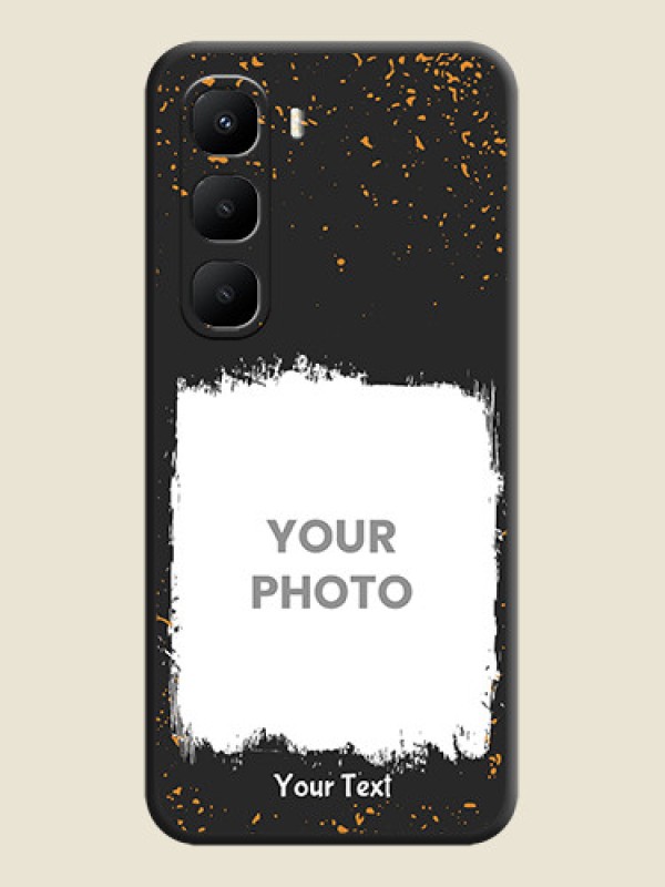 Custom Spray Free Design on Photo On Space Black Custom Soft Matte Mobile Back Cover - Infinix Hot 60 5G - alternate view