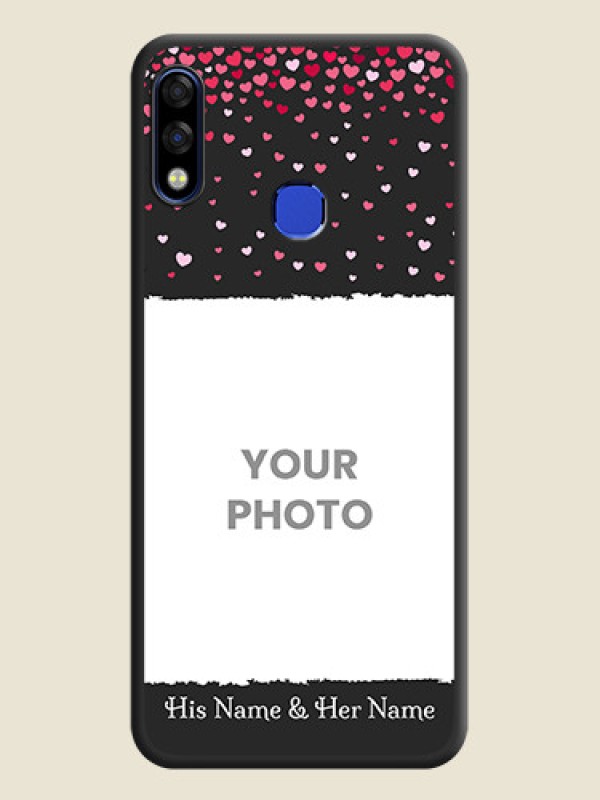 Custom Fall in Love with Your Partner  on Photo on Space Black Soft Matte Phone Cover - Infinix Hot 7 Pro - alternate view