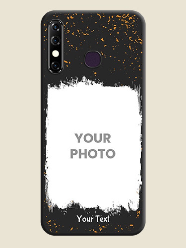 Custom Spray Free Design - Photo on Space Black Soft Matte Phone Cover - Infinix Hot 8 - alternate view