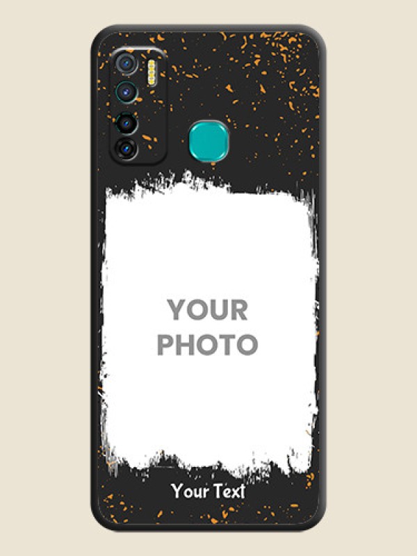 Custom Spray Free Design on Photo on Space Black Soft Matte Phone Cover - Infinix Hot 9 Pro - alternate view