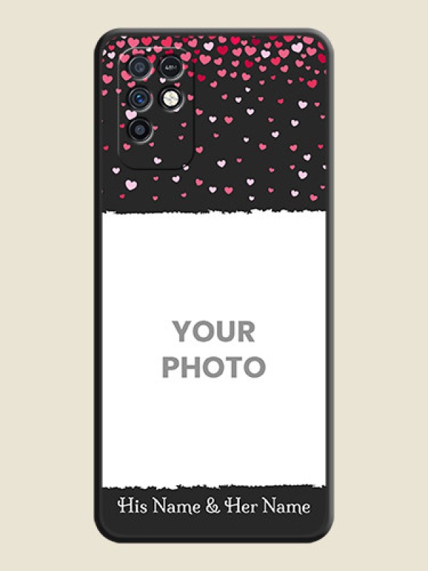 Custom Fall in Love with Your Partner  on Photo on Space Black Soft Matte Phone Cover - Infinix Note 10 - alternate view