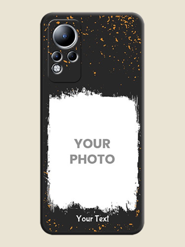 Custom Spray Free Design on Photo on Space Black Soft Matte Phone Cover - Infinix Note 11 - alternate view