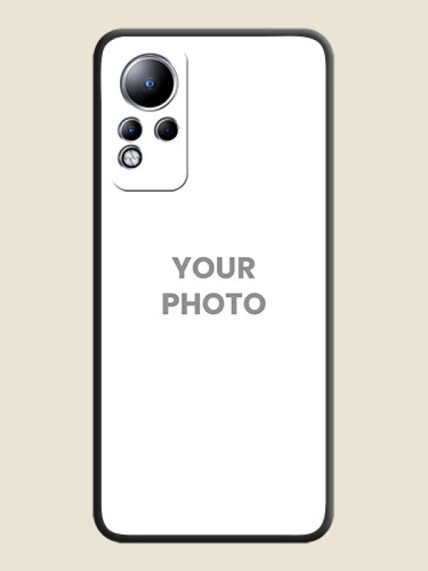 Custom Full Single Pic Upload On Space Black Personalized Soft Matte Phone Covers -Infinix Note 11 - alternate view