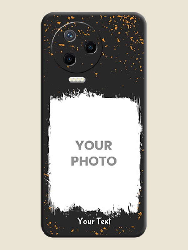 Custom Spray Free Design - Photo on Space Black Soft Matte Phone Cover - Infinix Note 12 Pro - alternate view