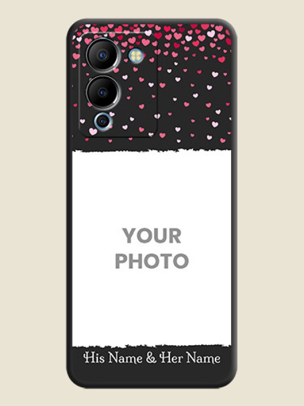 Custom Fall in Love with Your Partner  on Photo on Space Black Soft Matte Phone Cover - Infinix Note 12 Turbo - alternate view