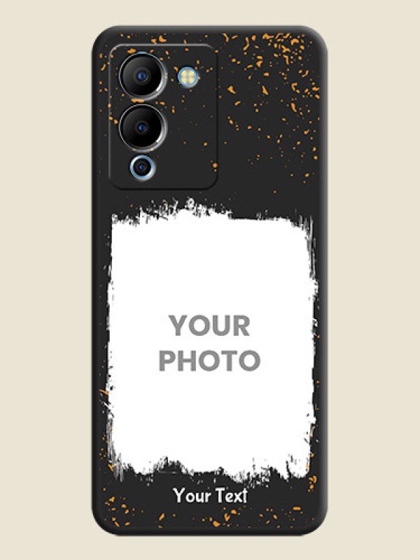 Custom Spray Free Design on Photo on Space Black Soft Matte Phone Cover - Infinix Note 12 Turbo - alternate view