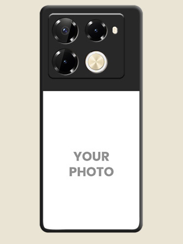 Custom Image Upload With Space Black Color On Custom Soft Matte Mobile Back Cover - Infinix Note 40 Pro Plus 5G - alternate view
