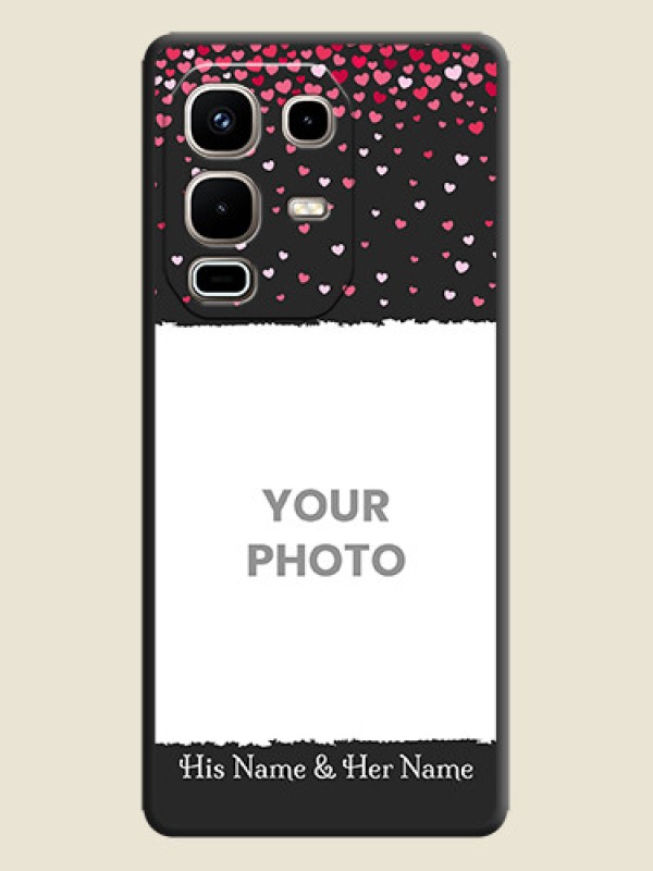 Custom Fall in Love with Your Partner on Photo On Space Black Custom Soft Matte Mobile Back Cover - Infinix Note 50s 5G - alternate view
