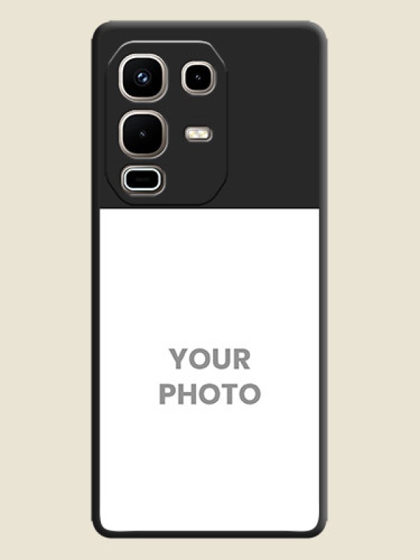 Custom Image Upload With Space Black Color On Custom Soft Matte Mobile Back Cover - Infinix Note 50S 5G - alternate view