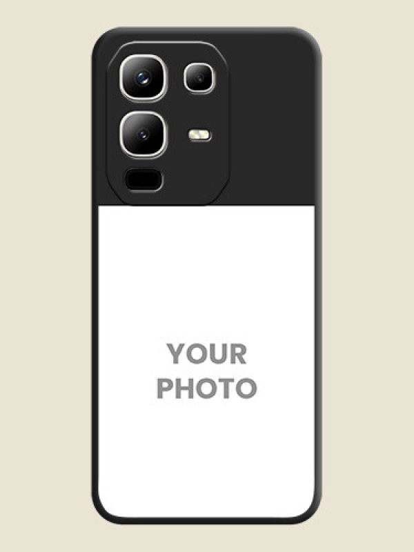 Custom Image Upload With Space Black Color On Custom Soft Matte Mobile Back Cover - Infinix Note 50X 5G - alternate view