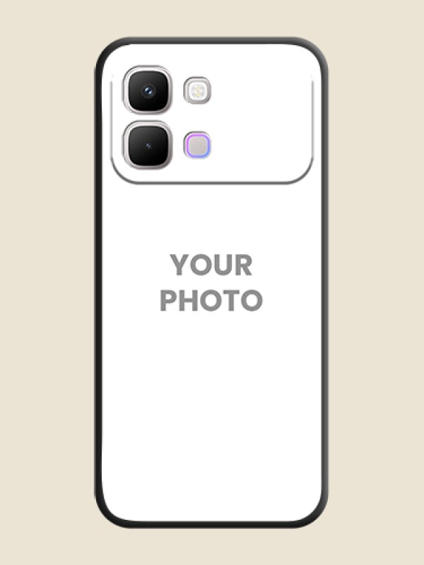 Custom Full Single Pic Upload On Space Black Custom Soft Matte Mobile Back Cover - Infinix Note Edge 5G - alternate view