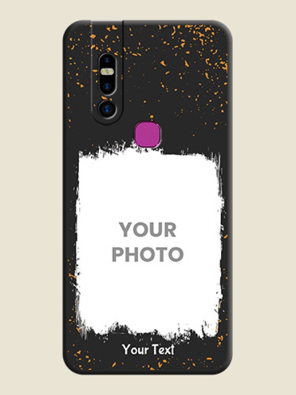Custom Spray Free Design - Photo on Space Black Soft Matte Phone Cover - Infinix S5 Pro - alternate view