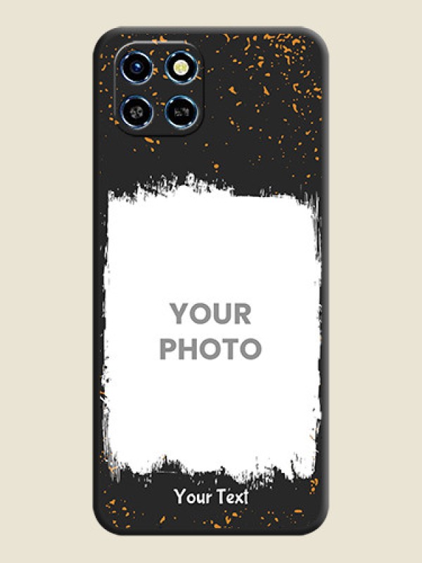 Custom Spray Free Design - Photo on Space Black Soft Matte Phone Cover - Infinix Smart 6 HD - alternate view
