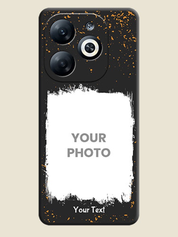 Custom Spray Free Design - Photo on Space Black Soft Matte Phone Cover - Infinix Smart 8 - alternate view