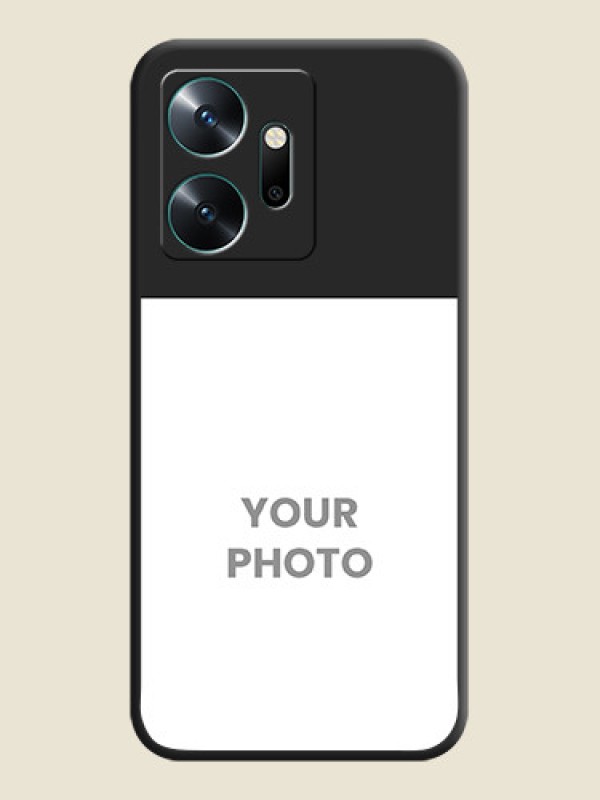 Custom Image Upload With Space Black Color On Custom Soft Matte Mobile Back Cover - Infinix Zero 20 - alternate view