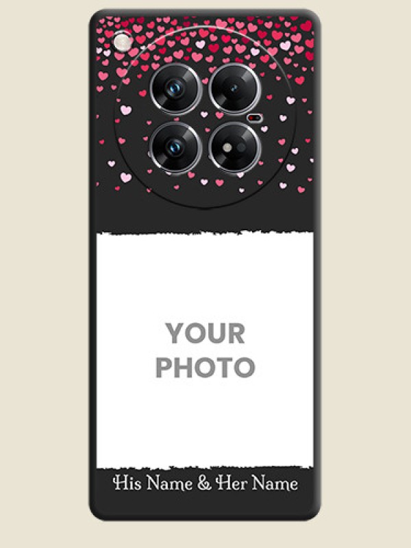 Custom Fall in Love with Your Partner on Photo On Space Black Custom Soft Matte Mobile Back Cover - Infinix Zero 40 5G - alternate view