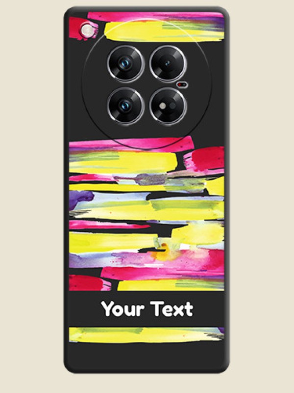 Custom Brush Coloured On Space Black Custom Soft Matte Mobile Back Cover - Infinix Zero 40 5G - alternate view